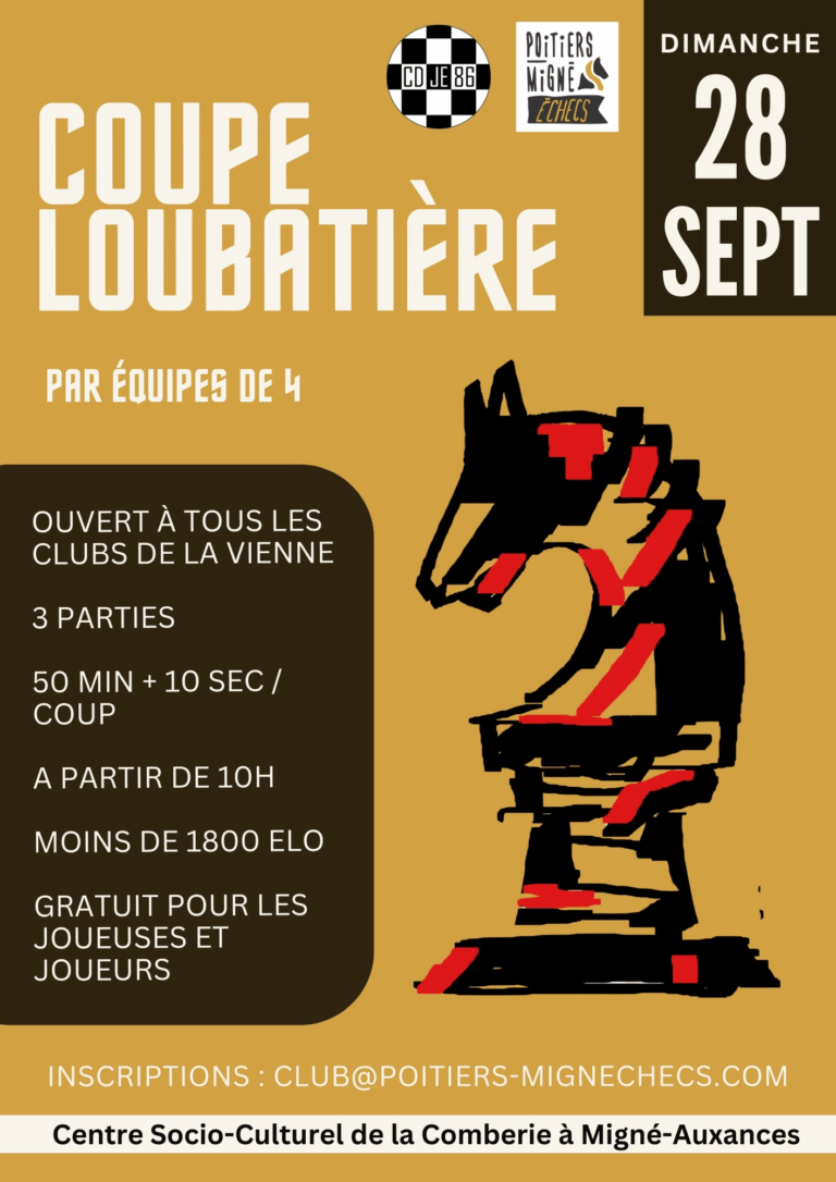 Coupe Loubatière 2025 organisée par le CDJE 86